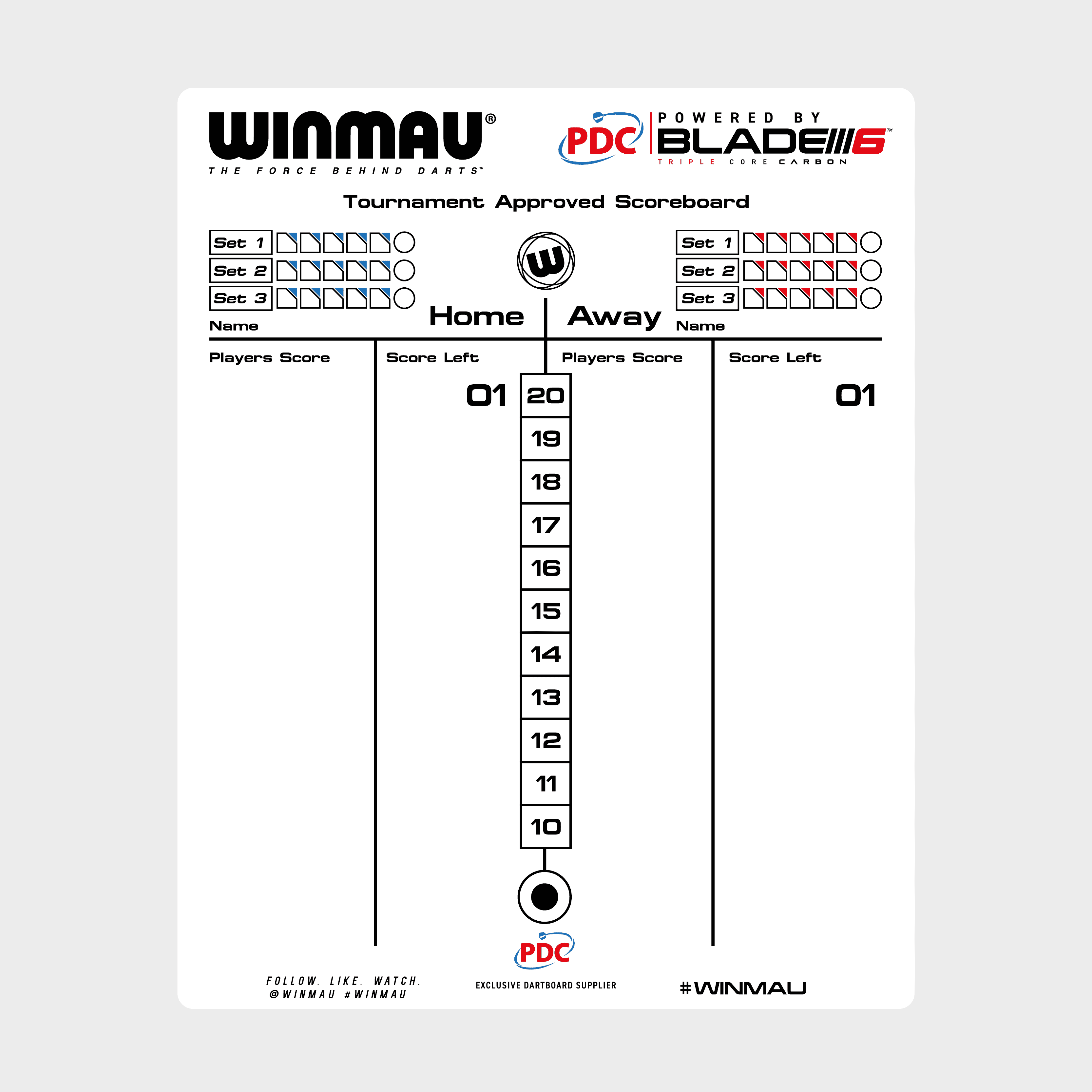 Dry Wipe Scoreboard - Bilde 2