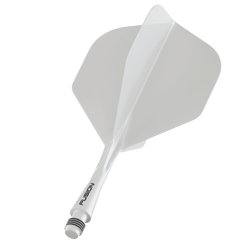 Fusion Integrated Flight & Shaft Solid White