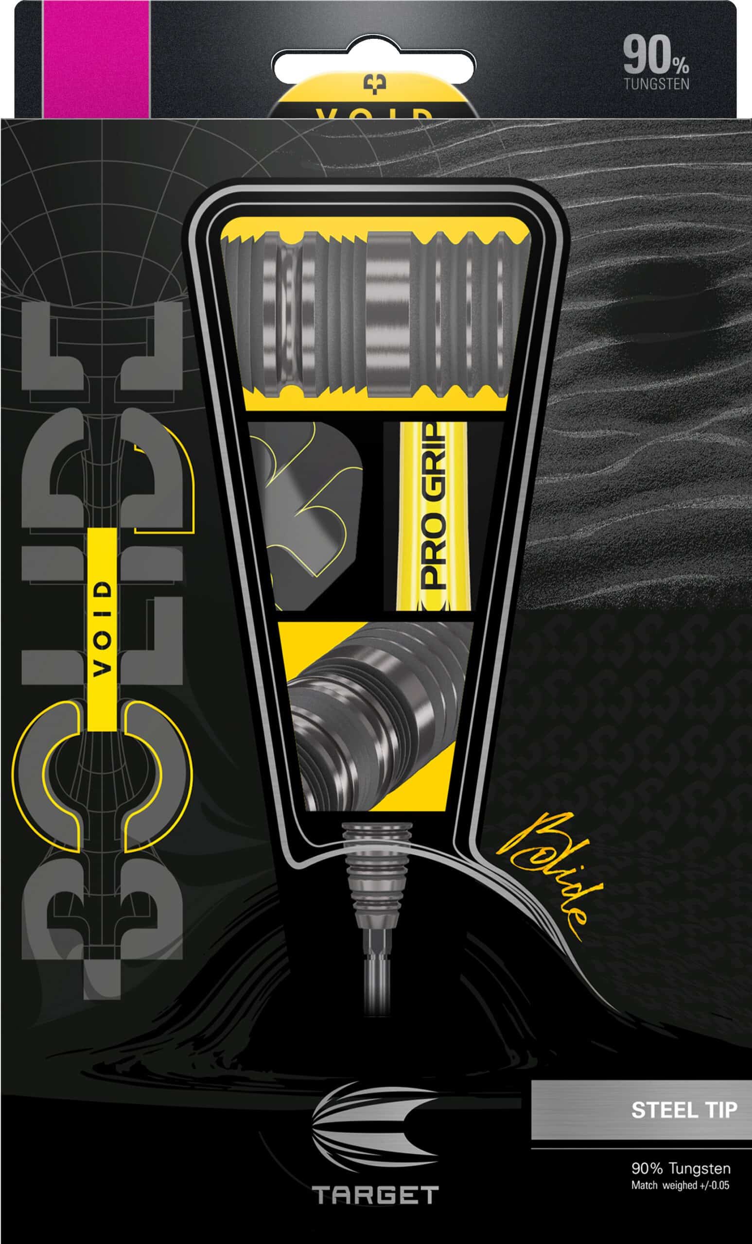 TARGET BOLIDE VOID 01 90% SP STEEL TIP DART 2023 - Bilde 3