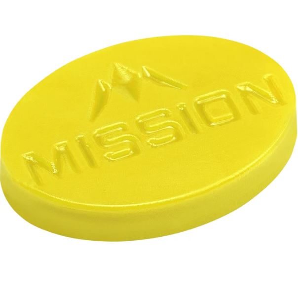 Mission Grip Wax With Logo - Scented 7mm Yellow-Pineapple