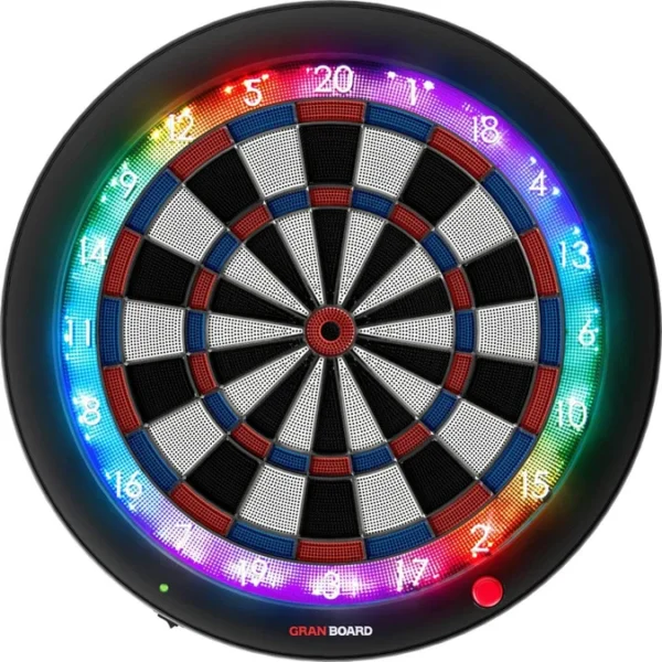 Granboard 3S Professional Electronic Soft Tip Dartboard Blå