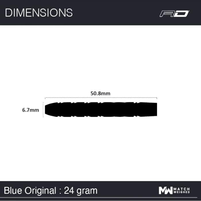 Gerwyn Price Blue 90% tungsten alloy - Bilde 5