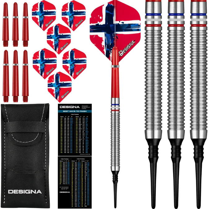 Designa Patriot Darts Soft Tip 20g Norway