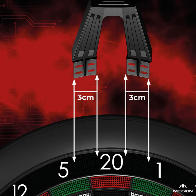 Mission Torus ST Dartboard Lightning for soft tip boards - Bilde 4