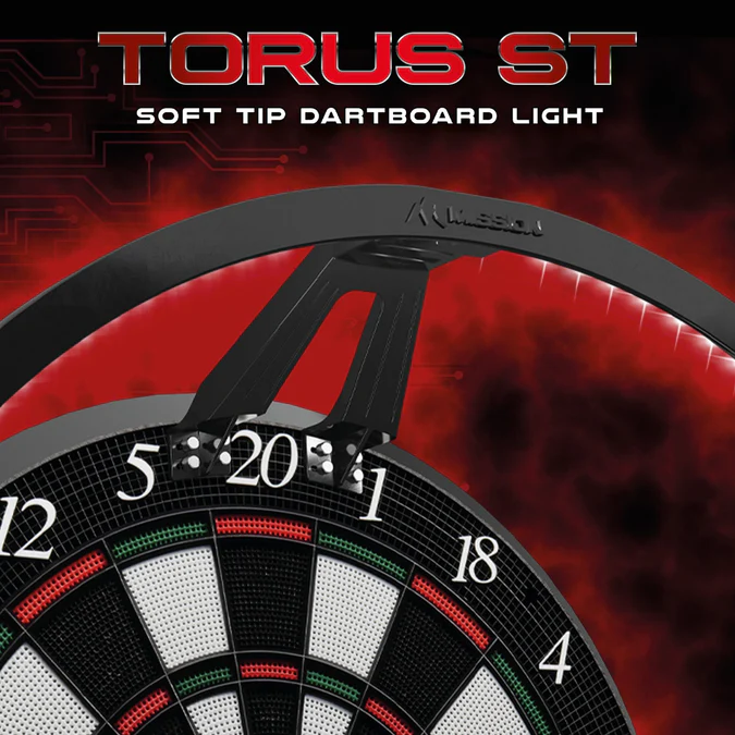 Mission Torus ST Dartboard Lightning for soft tip boards