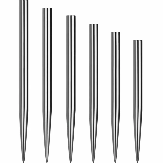 Mission Glide Dart Points 40mm - Spare Points - Plain - Silver