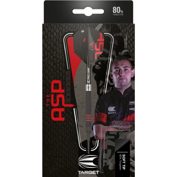Target Nathan Aspinall 80% Black Soft Tip Darts