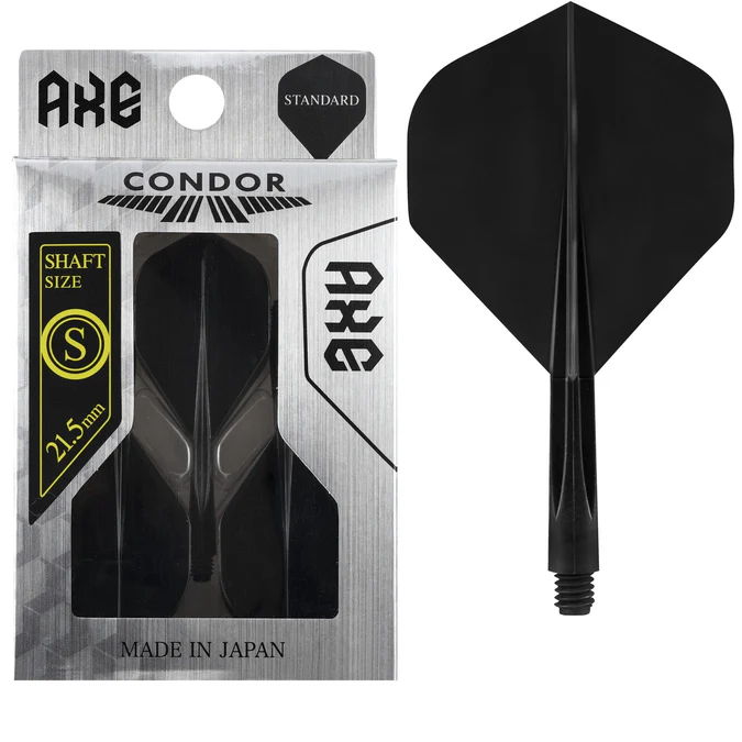 Condor AXE Dart Flights - Standard - Black - Bilde 4