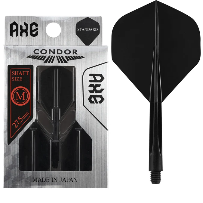 Condor AXE Dart Flights - Standard - Black - Bilde 3