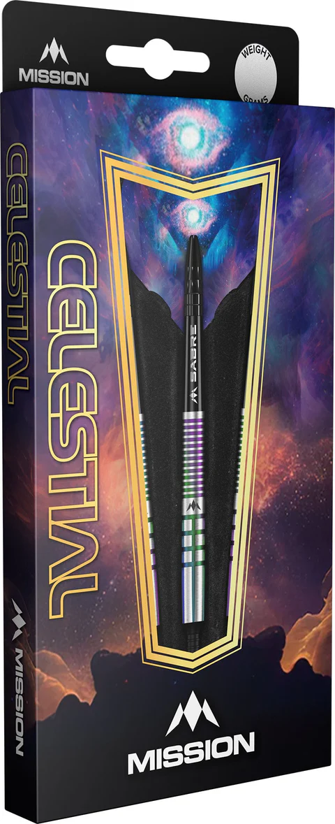 Mission Celestial Darts - Soft Tip - 95% Tungsten - Coral PVD - 18g - Bilde 6