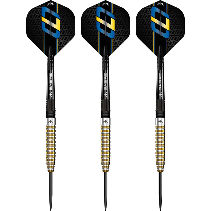 Mission Oskar Lukasiak Darts - Steel Tip - 95% Tungsten - Black & Gold PVD - Bilde 3