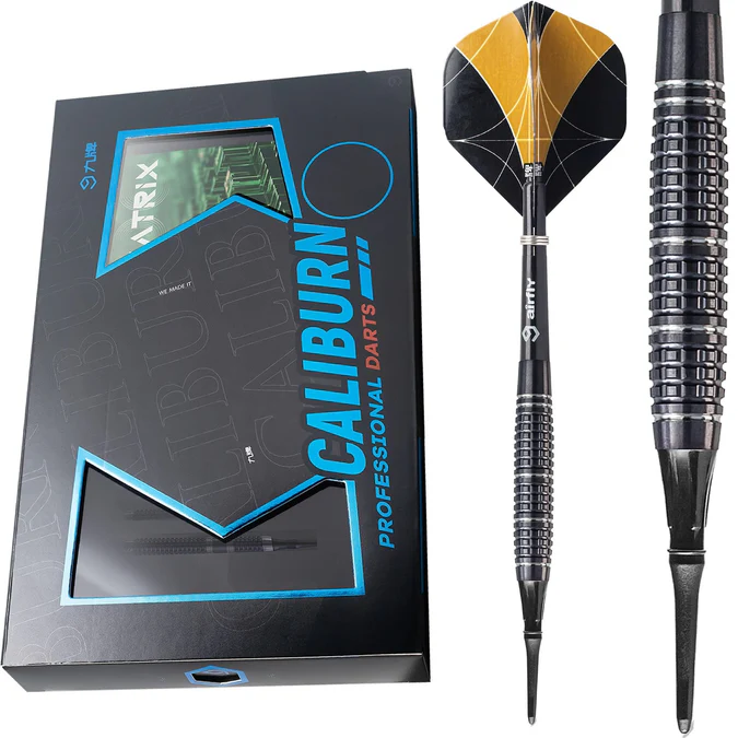 Caliburn Matrix I Darts - Soft Tip - 90% - B1 - Black