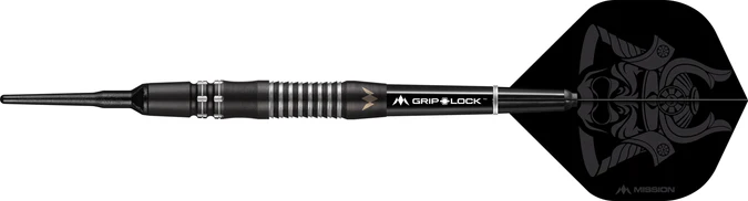 Mission Kuro Darts - Soft Tip - Black - M2 - Razor Scallop - Bilde 2