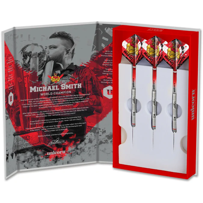 Unicorn Michael Smith Darts - Soft Tip - Bully Boy - World Champion - Bilde 4