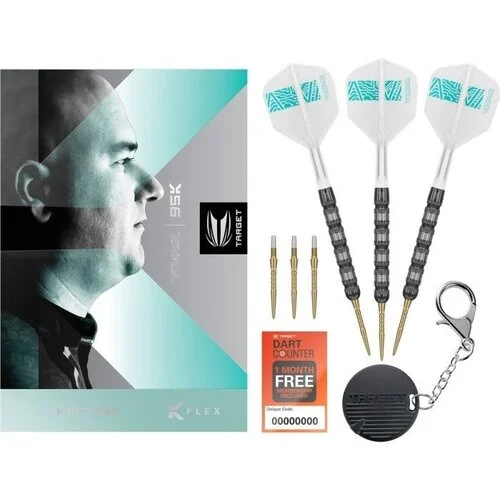 Target Rob Cross 95K Swiss Point 95% Steel Tip Darts 21g - Bilde 5