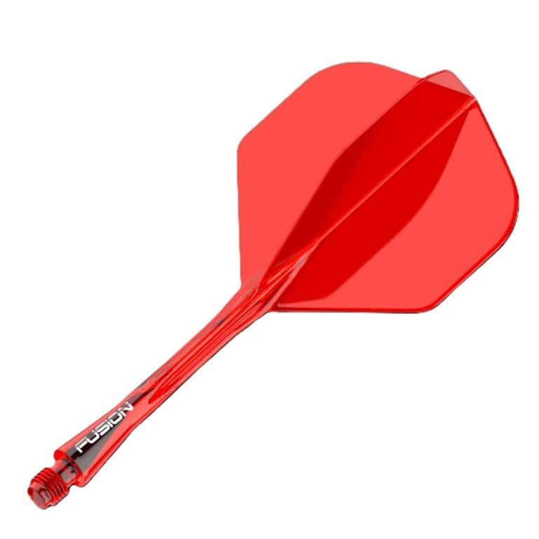 Fusion Integrated Flight & Shaft Red Medium