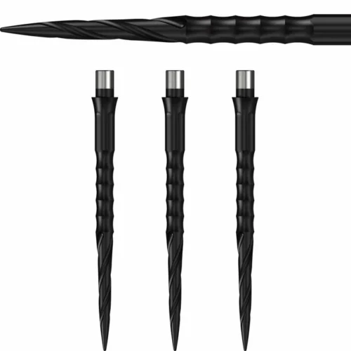 Caliburn Evo Dart Points - Spiro - No Lip - Black - 32mm
