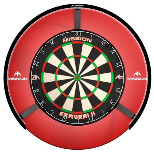 Mission Torus 270 Dartboard Lighting - Bright White Light - Black