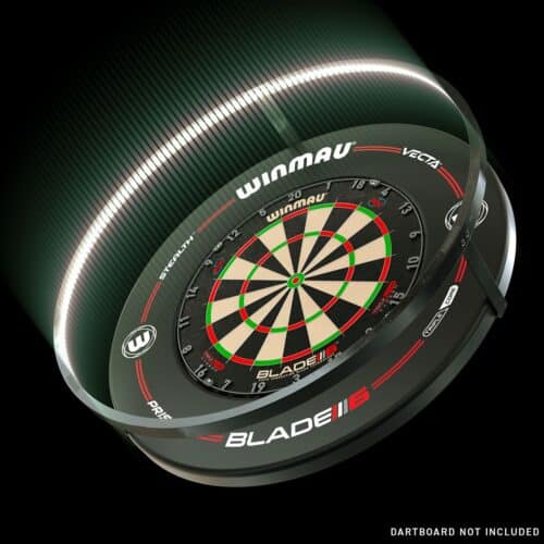 Plasma Dartboard Surround Light & Pro-line Original Black Surround Bundle