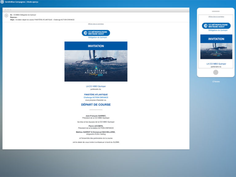 Campagne Emailing CCI Finistère Atlantique
