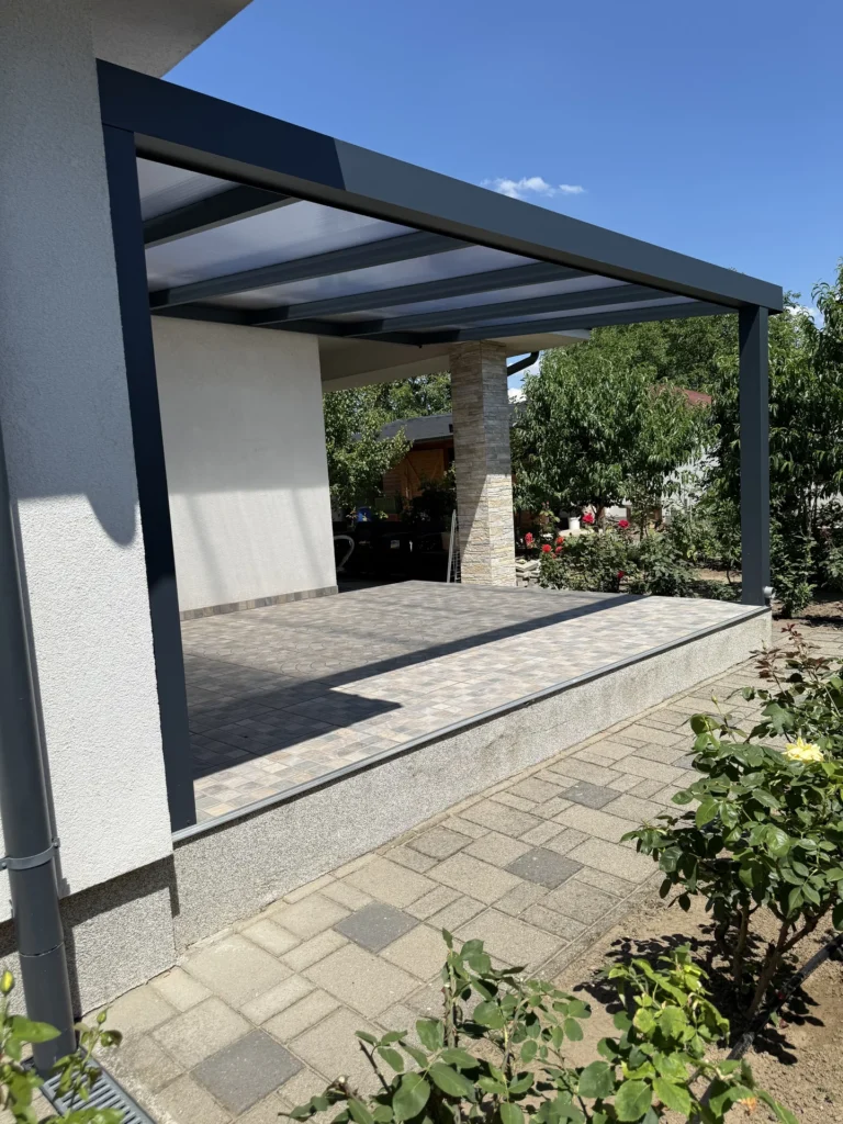 Alumínium terasztető / terasz – Debrecen