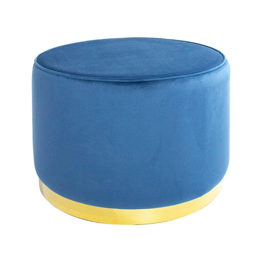 Taburete portofino terciopelo azul (4)