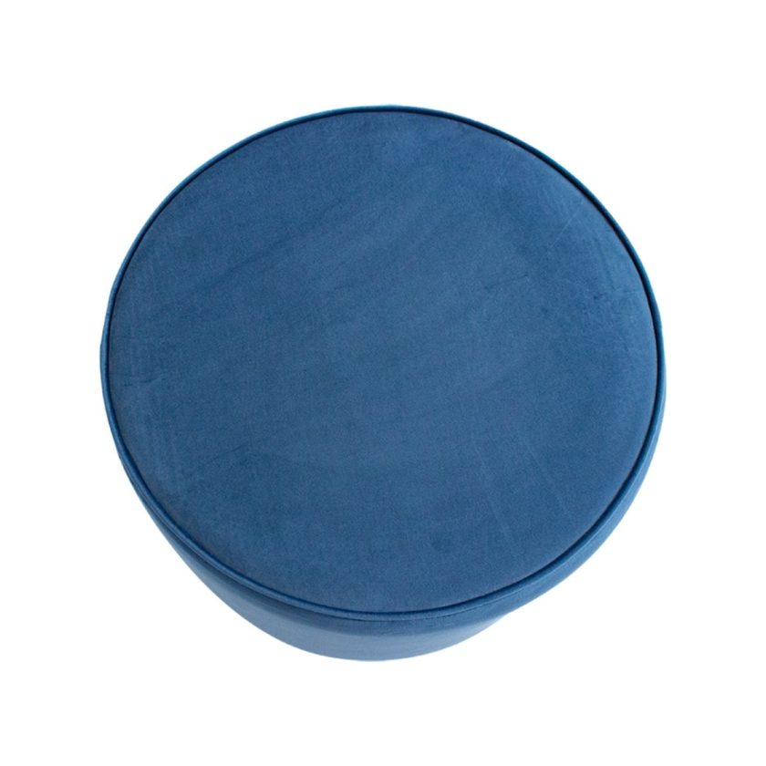 Taburete portofino terciopelo azul (5)