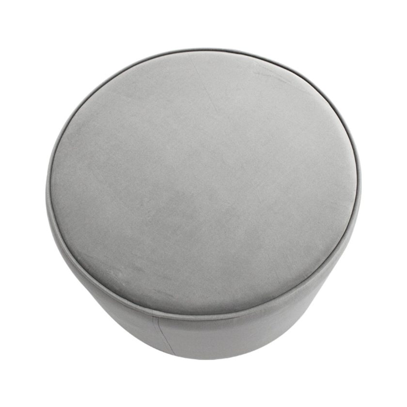 Taburete portofino terciopelo gris (2)