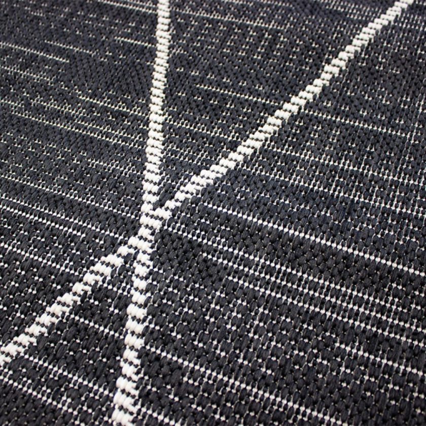 Tapete decorativo 120 cm round veneto 2509 lineas gris (1)