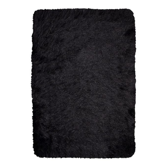 Tapete decorativo shaggy bengali negro (3) min