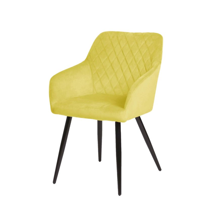 Set 2 sillas de comedor positano amarillo (1)