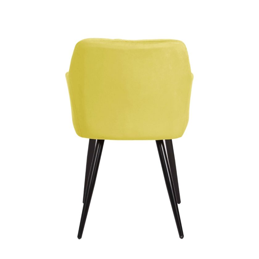 Set 2 sillas de comedor positano amarillo (3)