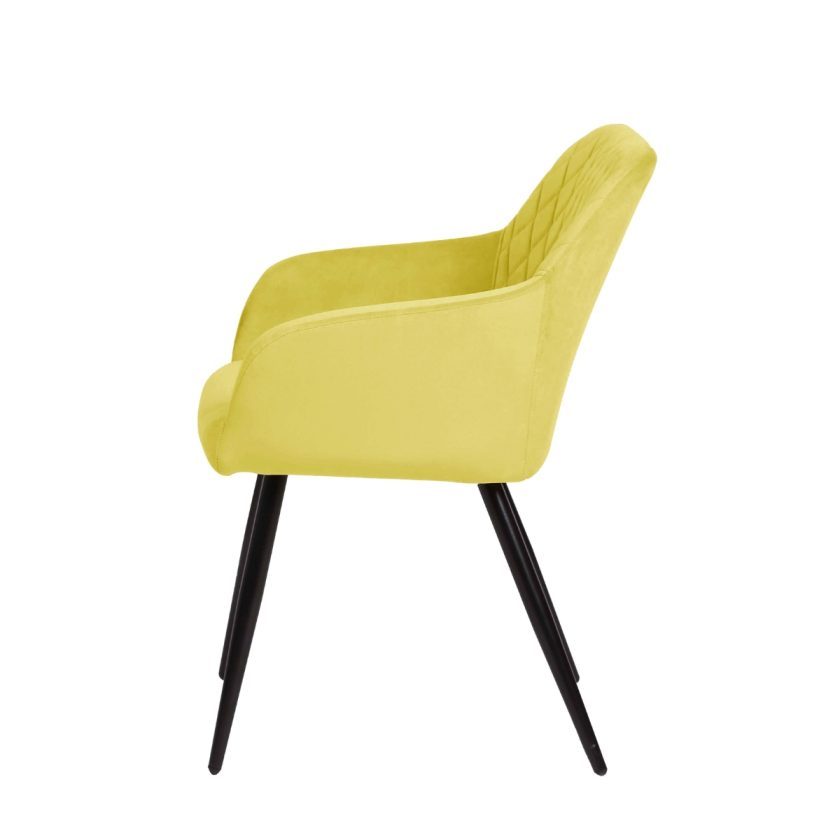 Set 2 sillas de comedor positano amarillo (5)