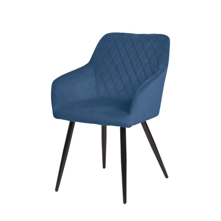 Set 2 sillas de comedor positano azul (5)