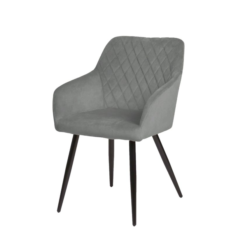 Set 2 sillas de comedor positano gris (2)