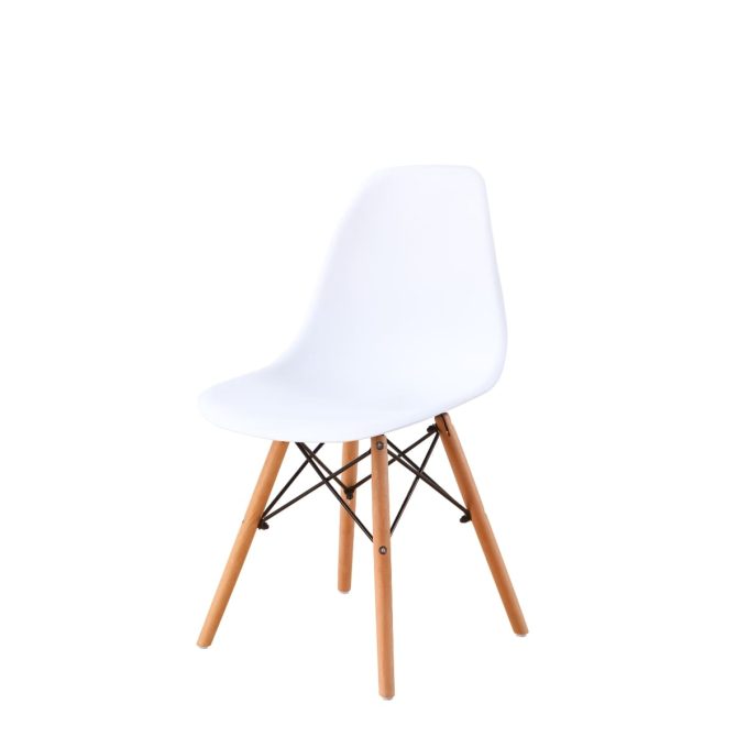 Set 2 sillas de comedor replica eames blanco