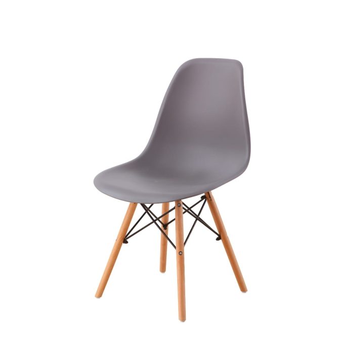 Set 2 sillas de comedor replica eames gris
