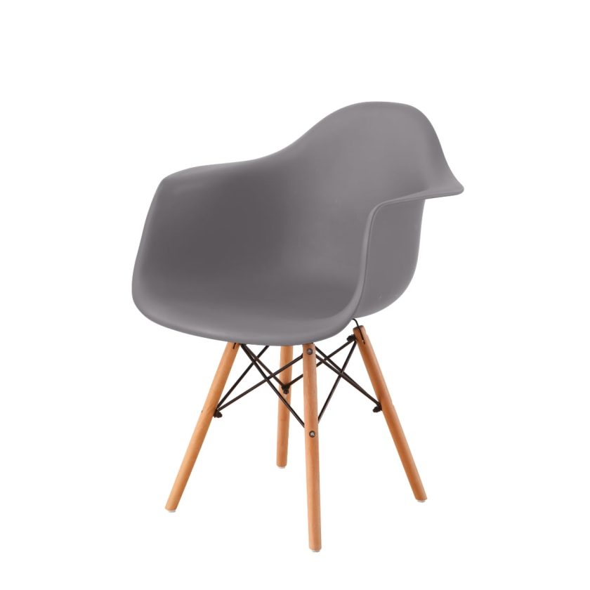 Set 4 sillas de comedor miles gris