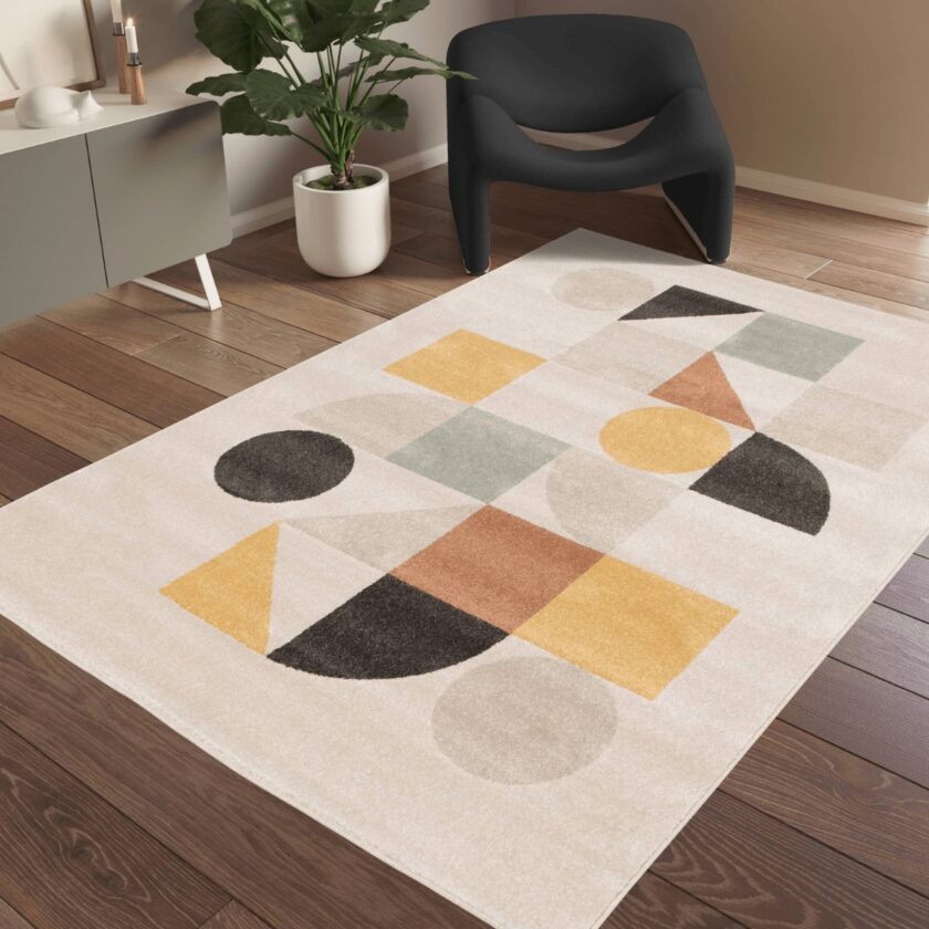 Tapete Decorativo Urban 2311 Geométrico Multicolor (4)