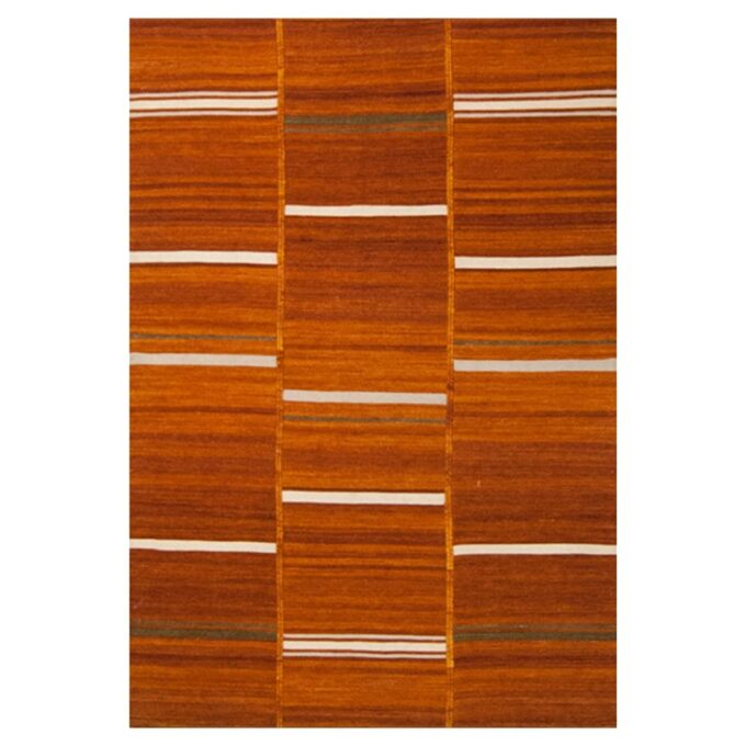 Tapete Decorativo Bazhars Dhurrie Patch 300x400 Cm Diseño Rust (2)