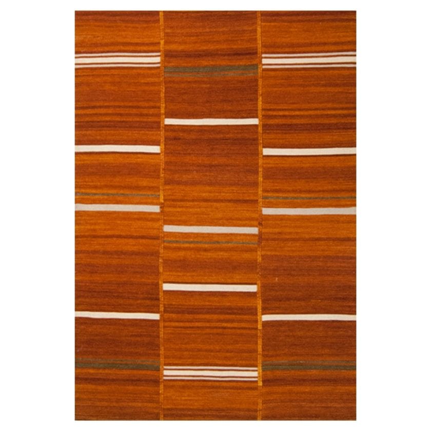 Tapete Decorativo Bazhars Dhurrie Patch 300x400 Cm Diseño Rust (2)