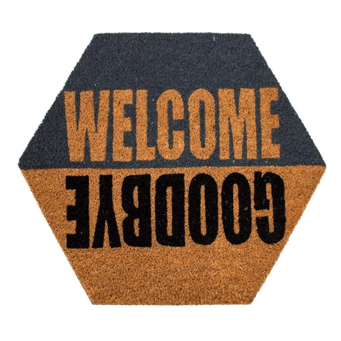 Tapete Entrada Coco Welcome Hexagono (3)