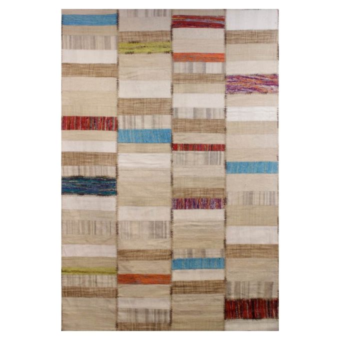 Tapete Decorativo Bazhars Dhurrie Patch 300x400 Cm Diseño Multicolor (1)