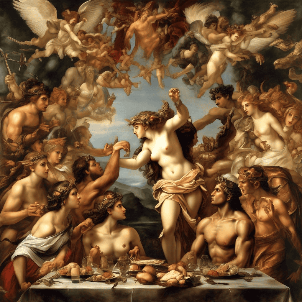Banquet of Amor and Psyche – Giulio Romano