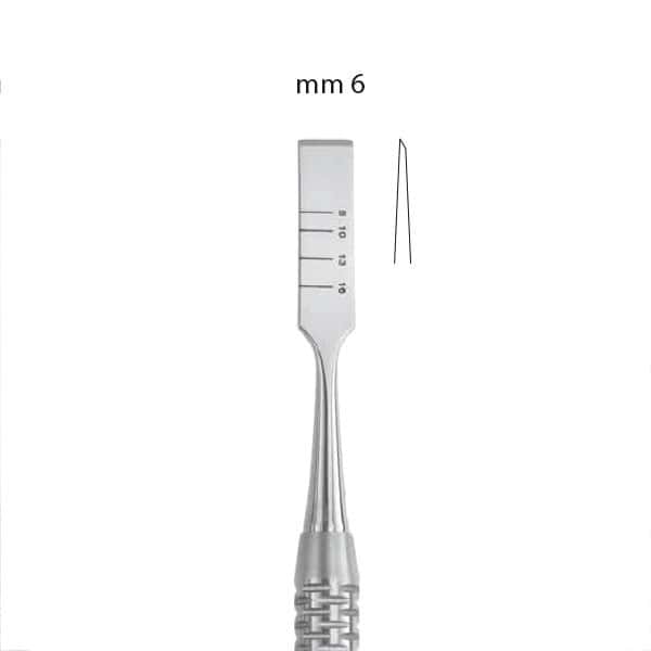 Cinceles p/hueso filo simple 1310 S - Imagen 5
