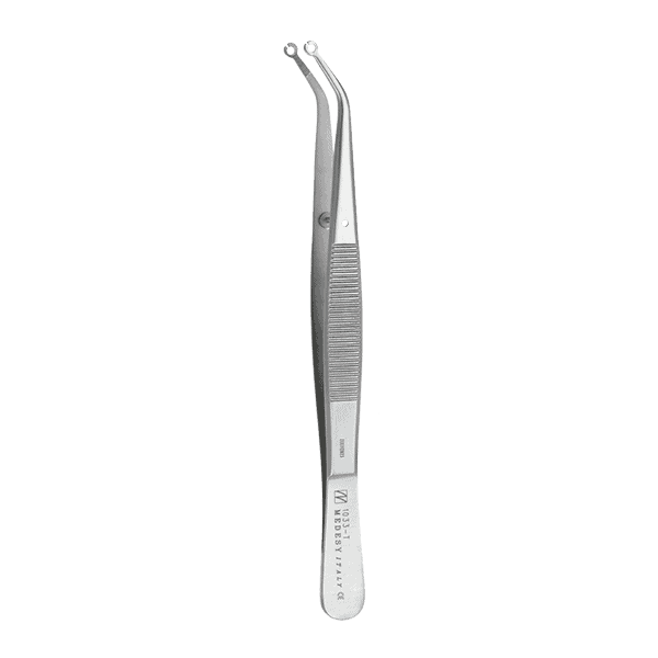 Pinza de sutura punta redonda