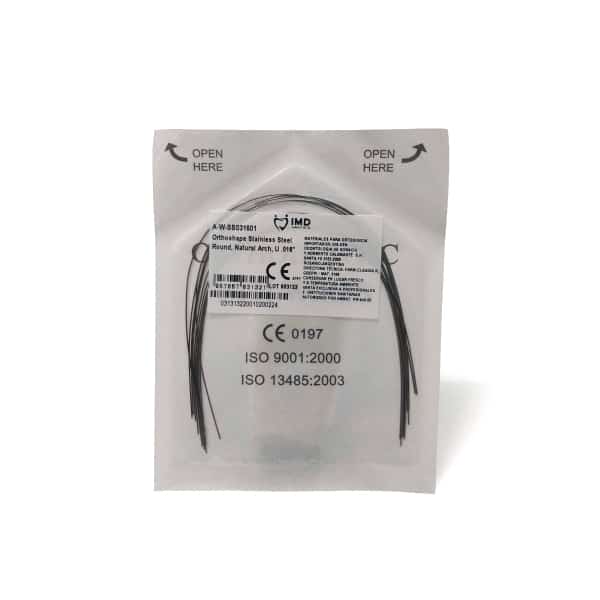 Arcos de acero inox. redondos 0.016" - 0.018"