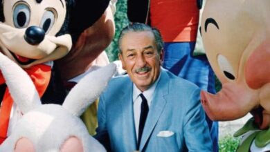 Walt Disney with Characters