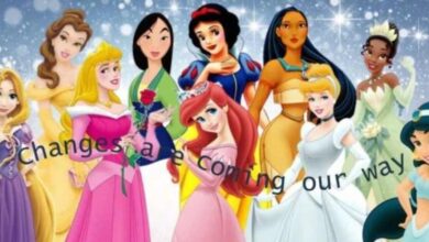 Disney Princesses with Changes on the Way