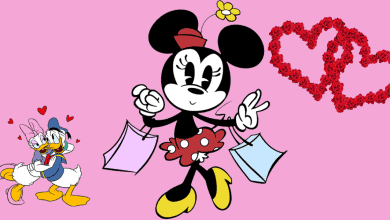 Minnie, Donald, and Daisy